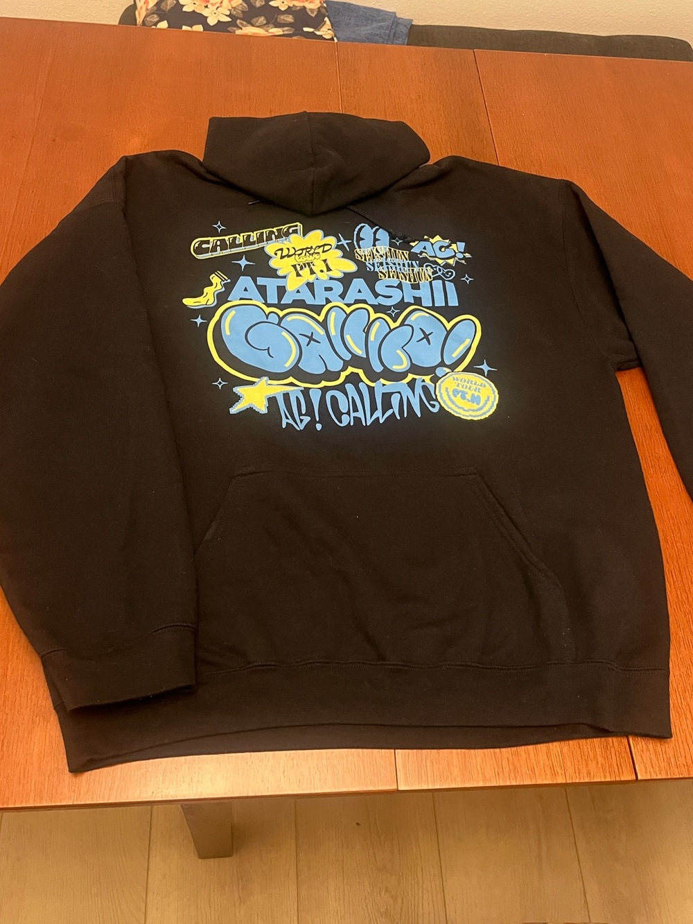 Atarashi Gakko Caliing AG official Tour PT.1 hoodie 2024 Sz XL